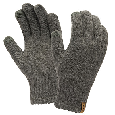 Gray O.D. Knit Gloves
