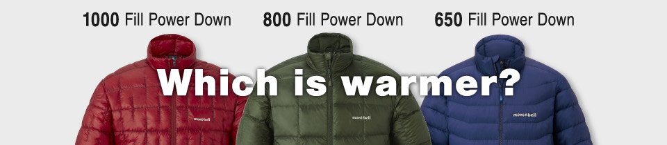 Down Fill Power explained, which is warmer?
