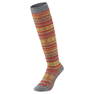 Merino Wool Jacquard High Socks Women's