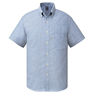 Image of Core Spun Oxford Short Sleeve Button Down Shirt