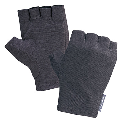 Gunmetal-C CHAMEECE Fingerless Gloves Men's
