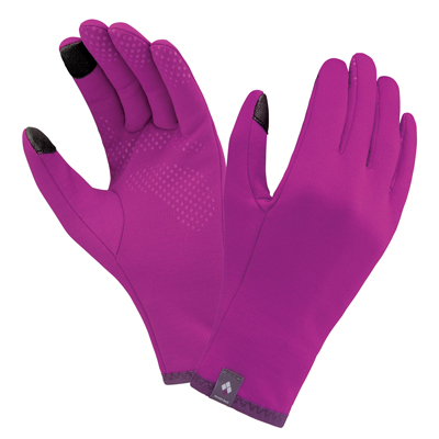 Purple Wine Trail Action Gloves Women's