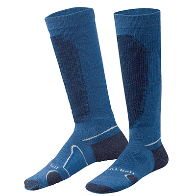 Navy Merino Wool SUPPORTEC Snow Sport Socks