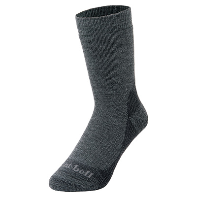 Heather Charcoal Merino Wool Trekking Socks Men's