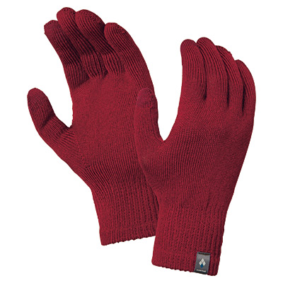 Garnet Merino Wool Gloves Touch