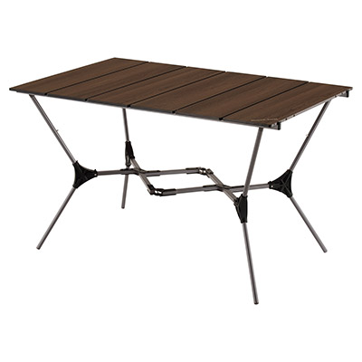 Brown Multi Folding Table Wide