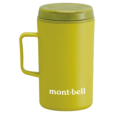 Leaf Green Thermo Mug 330 mont-bell Logo