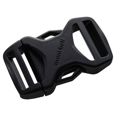 Black Side Release Buckle 20mm Double Pull (SRGMD)