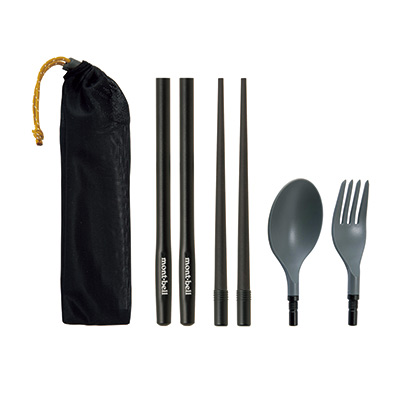 Charcoal Stuck In Cutlery Set