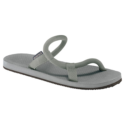 Gray / Silver Sock-On Sandals