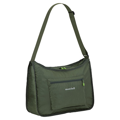 Khaki Green Light Weight Shoulder Bag M