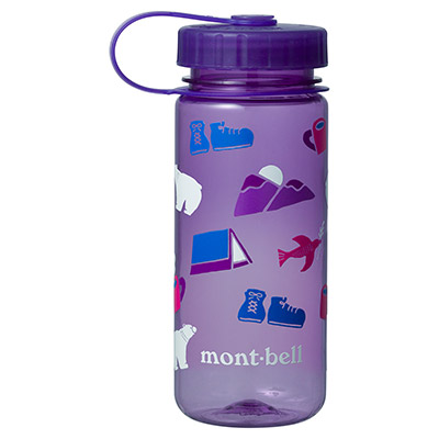 Purple Print Clear Bottle #6