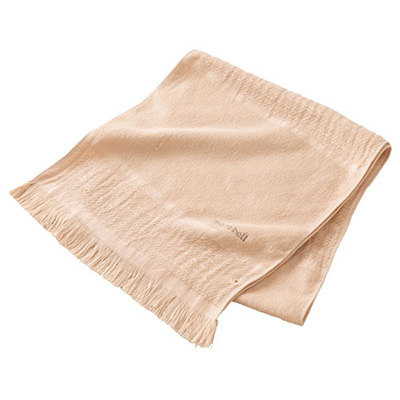 Beige Cotton Towel Muffler