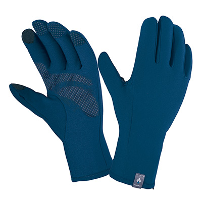 Blue Black Trail Action Gloves Men's